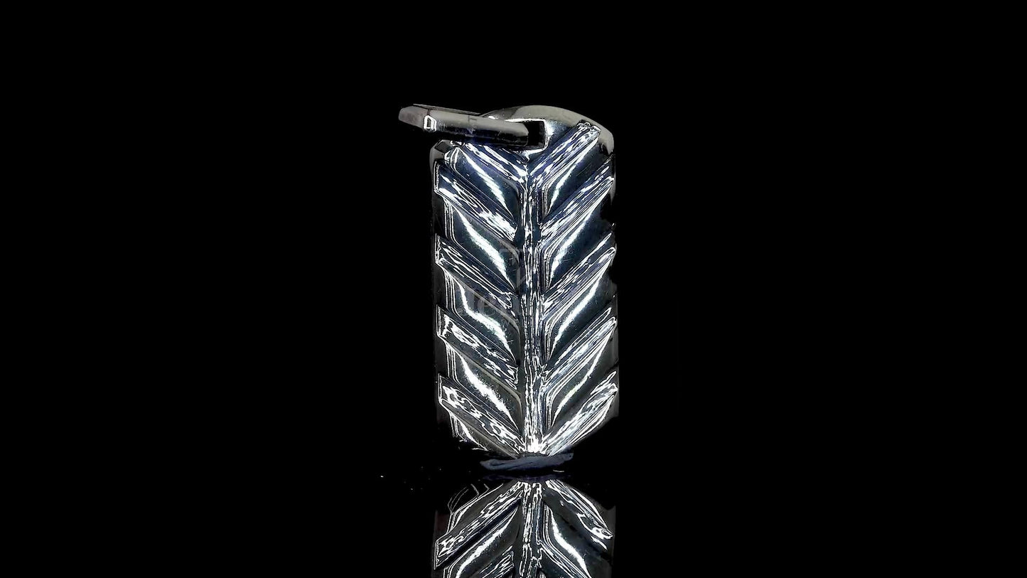 Black diamond pendant featuring 126 black lab-grown diamonds totaling 1.30 carats, available in 14KT and 18KT white, yellow, and rose gold – Jenny Jewells
