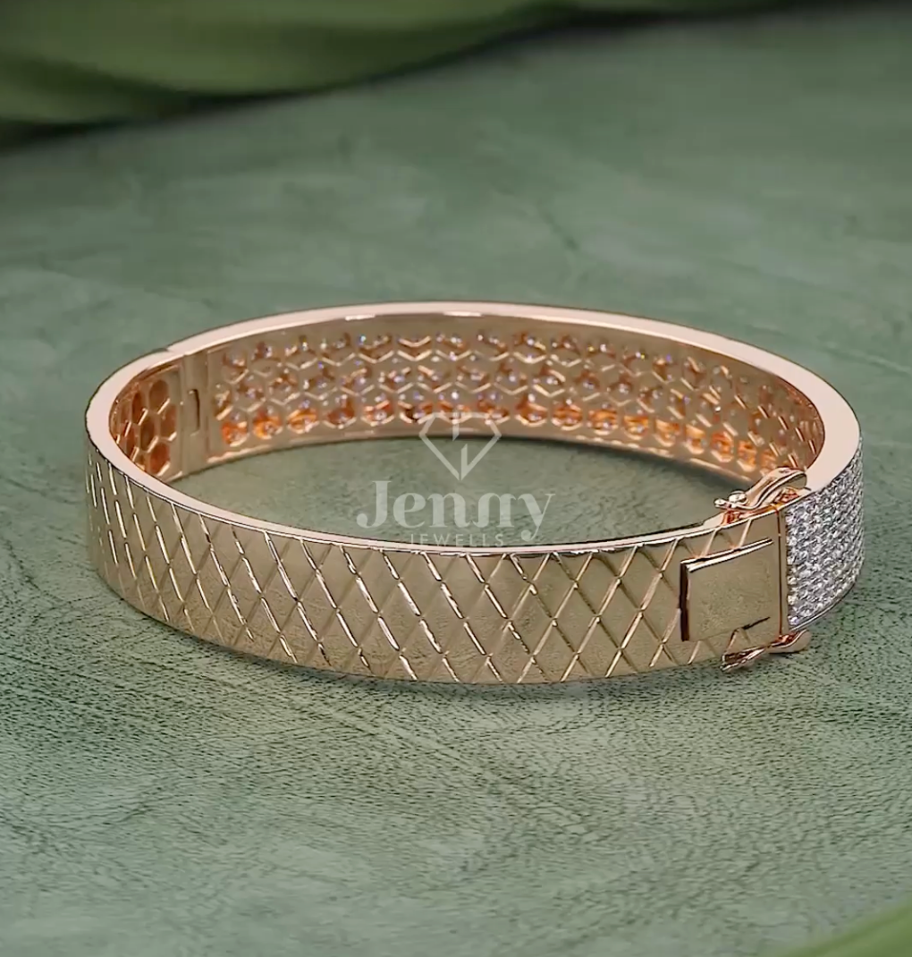 Imperial Grid 5 Carat Diamond Men’s Bracelet (EF-VVS) | Jenny Jewells - JENNY JEWELLS