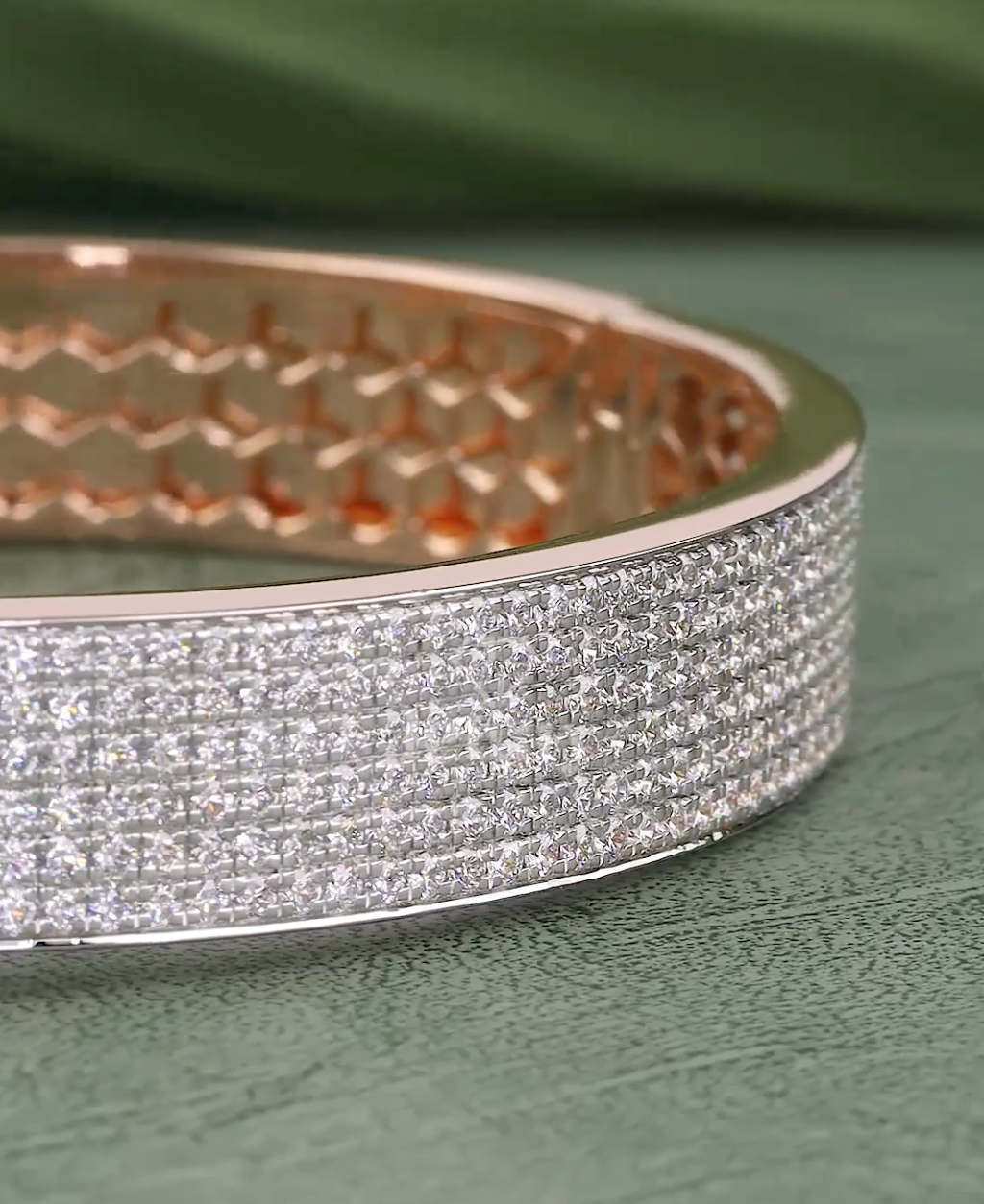 Imperial Grid 5 Carat Diamond Men’s Bracelet (EF-VVS) | Jenny Jewells - JENNY JEWELLS