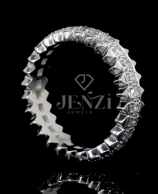 Zigzag Eternity Ring