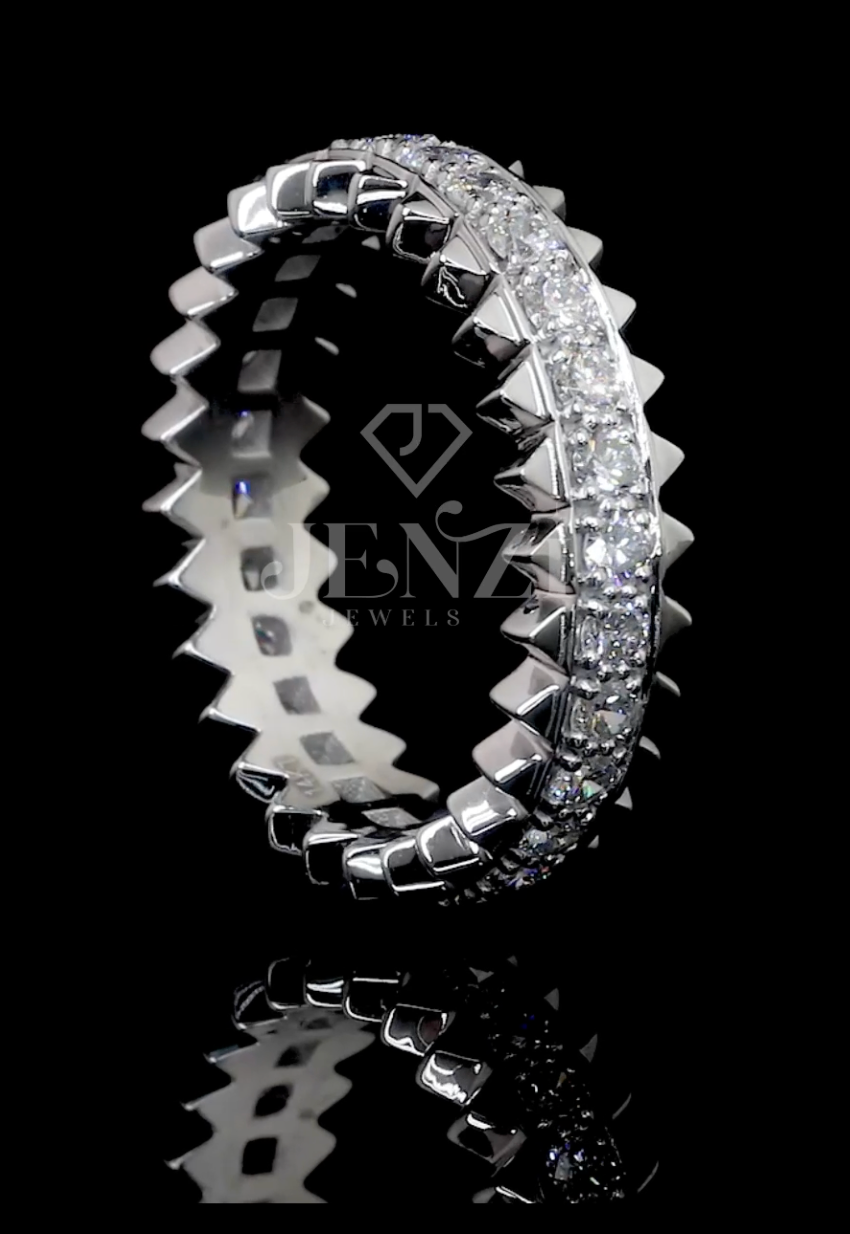 Zigzag Eternity Ring