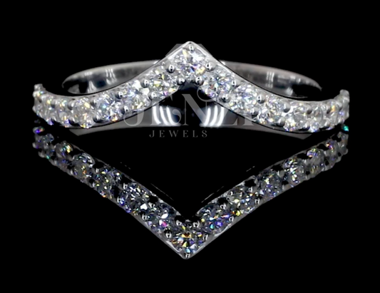 Single Line Diamond Ring