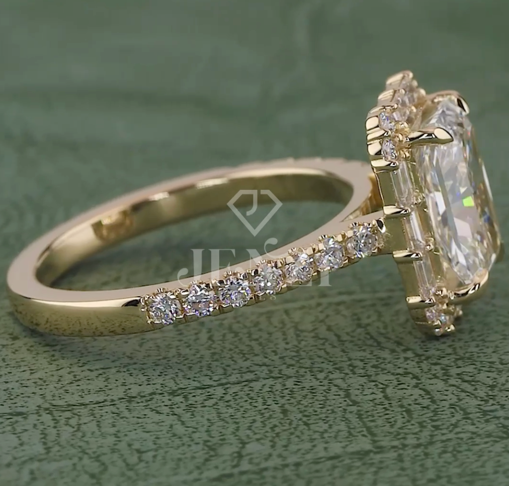 Radiant Majesty 2.60 Carat IGI Certified Radiant Cut Diamond Ring | Jenny Jewells