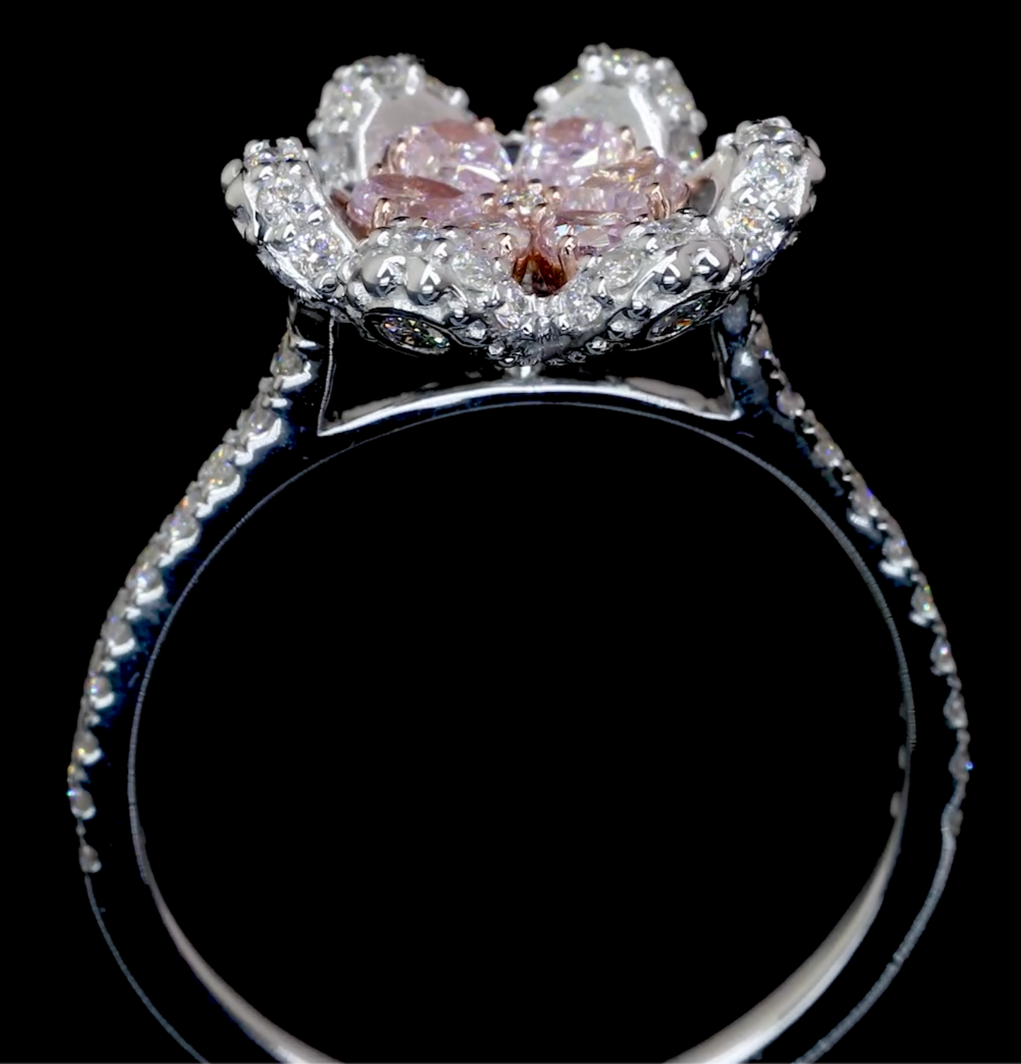 Pink Flower Ring
