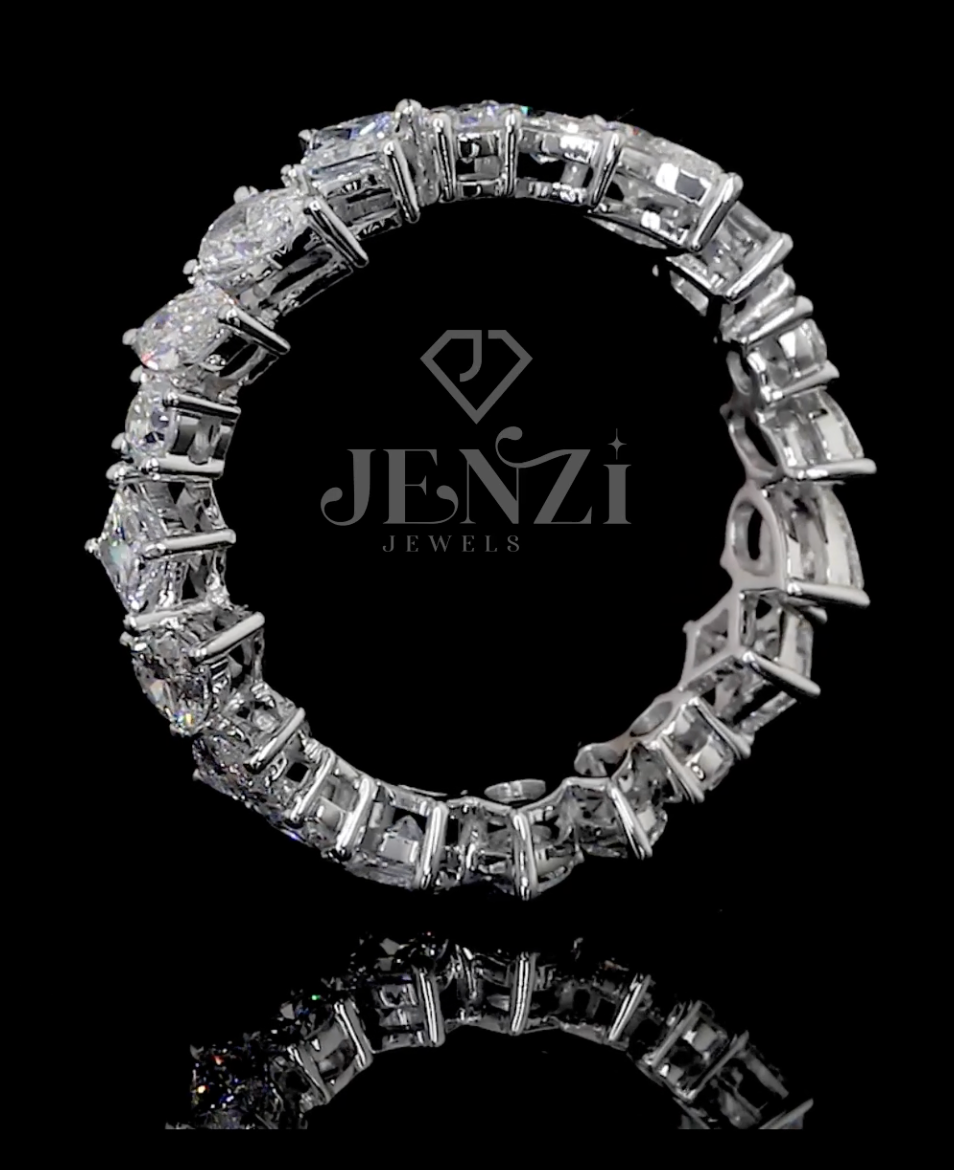 Mixed Cut Eternity Ring