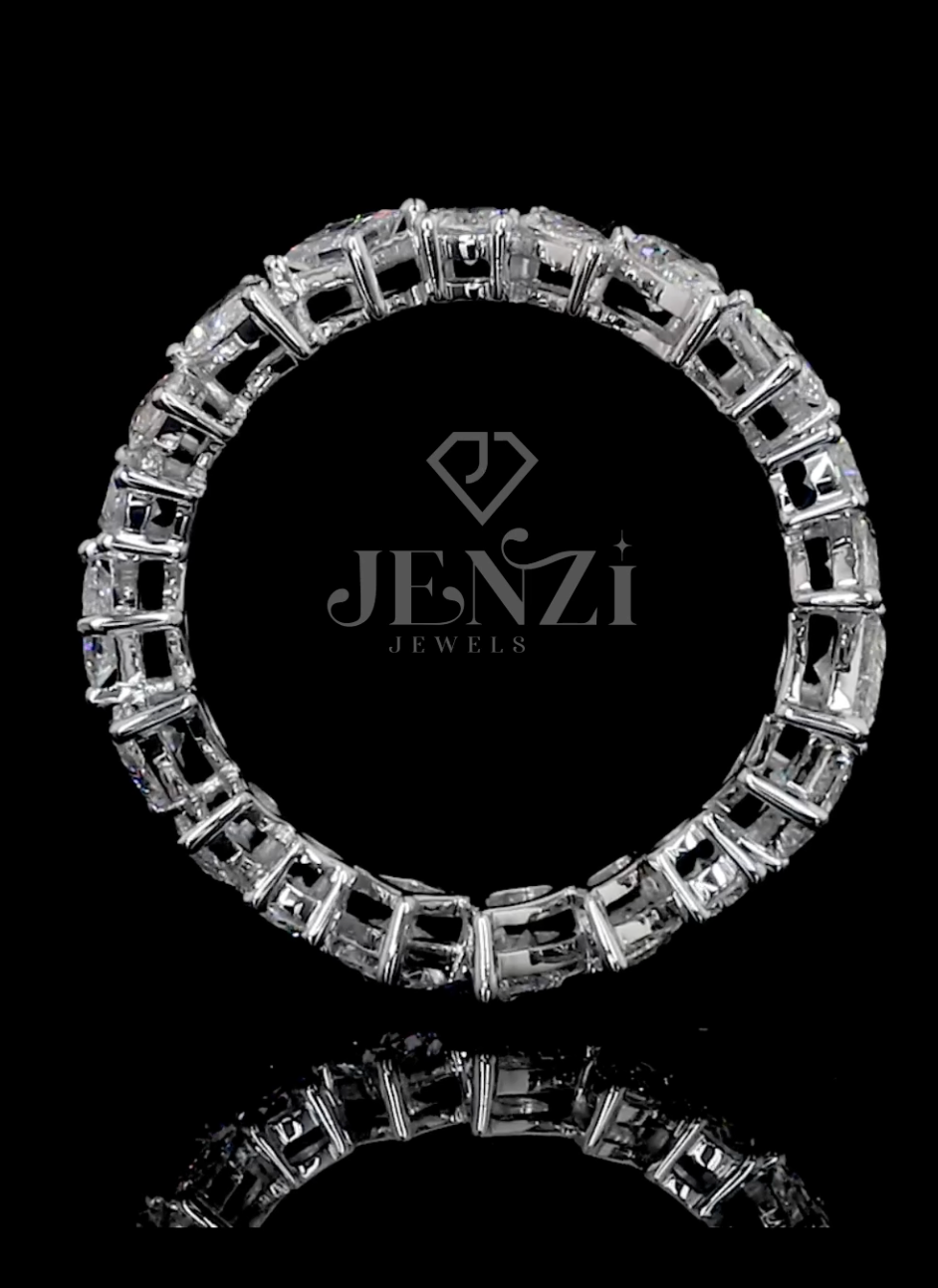 Mixed Cut Eternity Ring