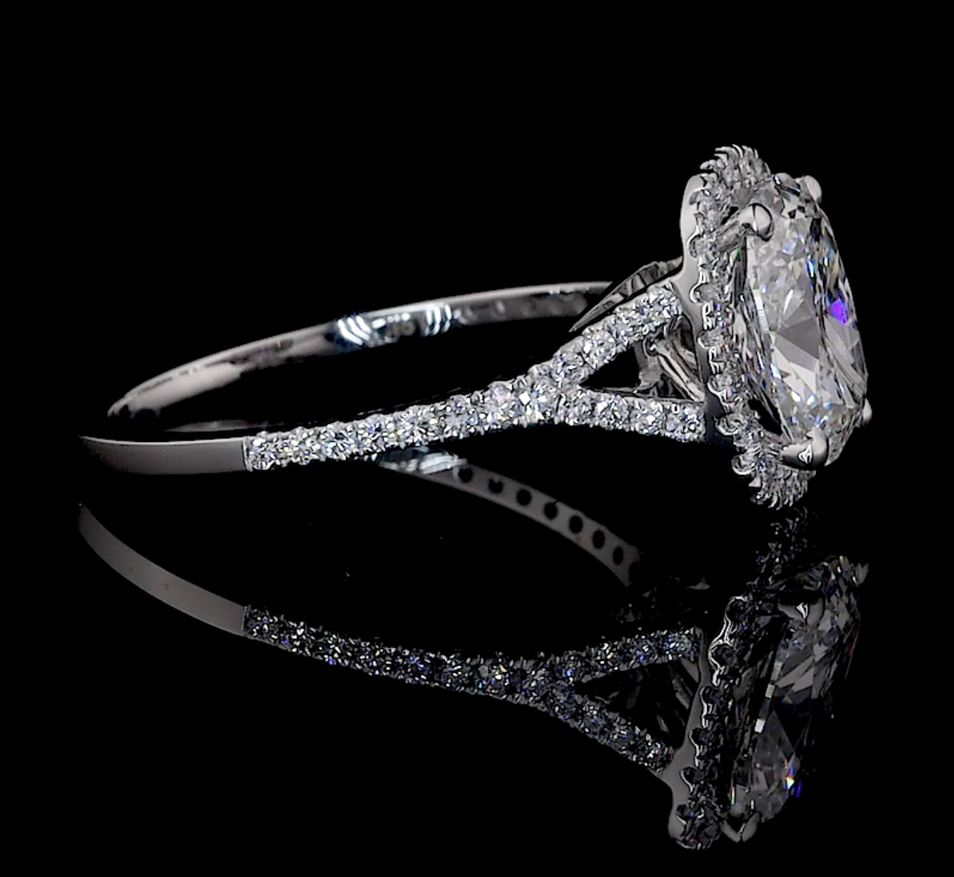 Halo Cushion Ring