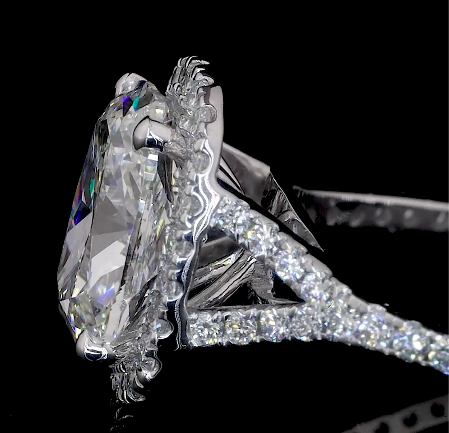 Halo Cushion Ring