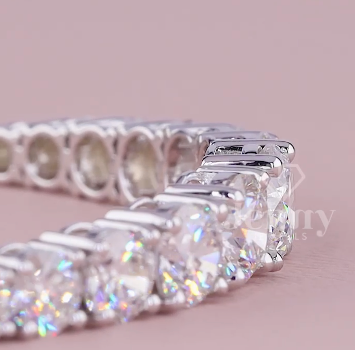 Lustre Flow 7.50 Carat Graduated Diamond Bracelet (E-F VS) | Jenny Jewells - JENNY JEWELLS