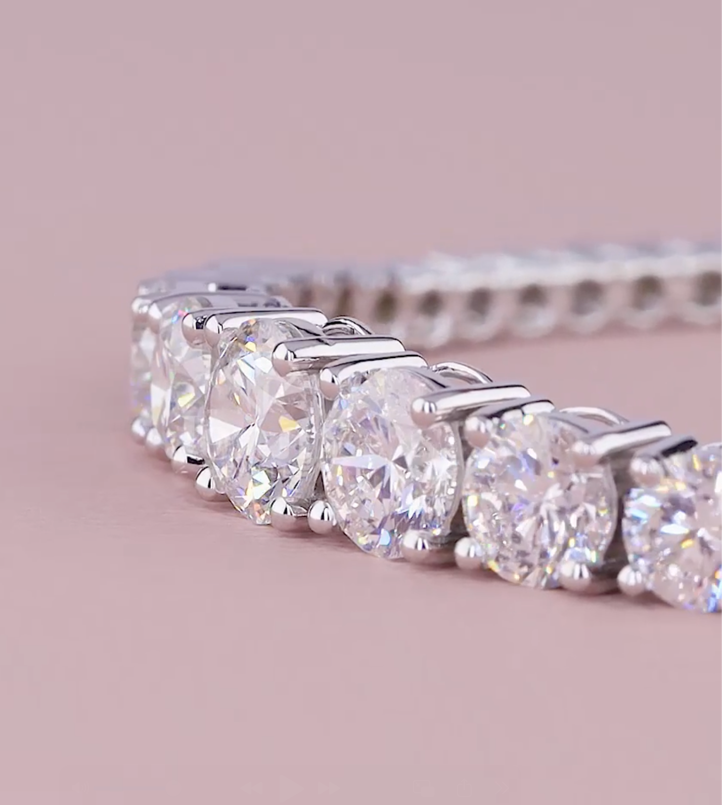Lustre Flow 7.50 Carat Graduated Diamond Bracelet (E-F VS) | Jenny Jewells - JENNY JEWELLS